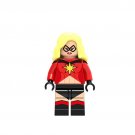 Ms Marvel Comic Version Superheroes Lego Block Toys