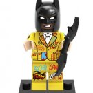 Batman With Comic Book Pow Tuxedo Superheroes Lego Block Toys