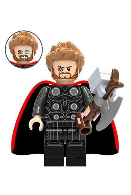 Thor With Stormbreaker Avengers Inifinity War Superheroes Lego Block Toys