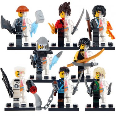 lego ninjago skeleton minifigures