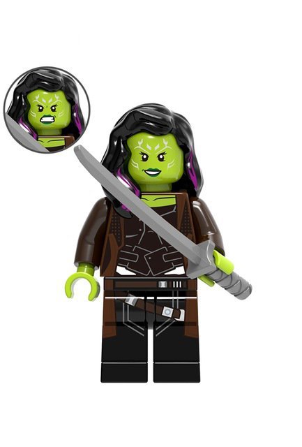 Gamora Lego Avengers Infinity War Superheroes Minifigure Block Toys