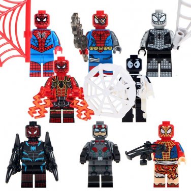 venom and spiderman lego