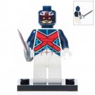Captain Britain Comic Version Lego Superheroes Minifigure Block Toys