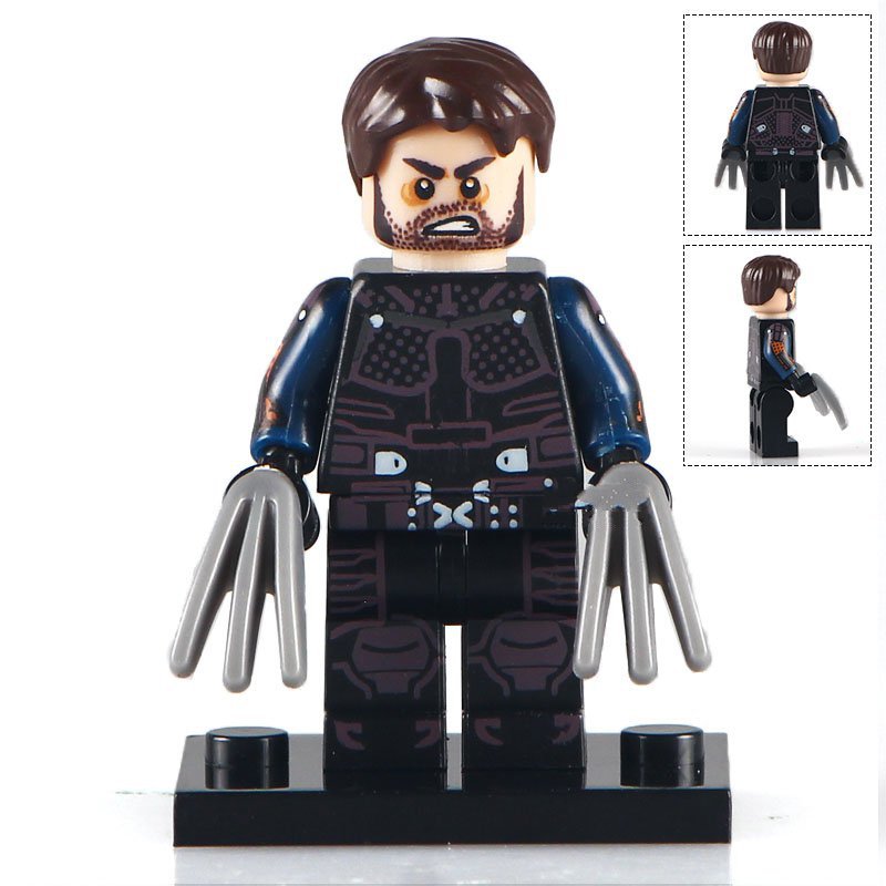 Wolverine James Howlett Lego Logan Superheroes Minifigure Block Toys