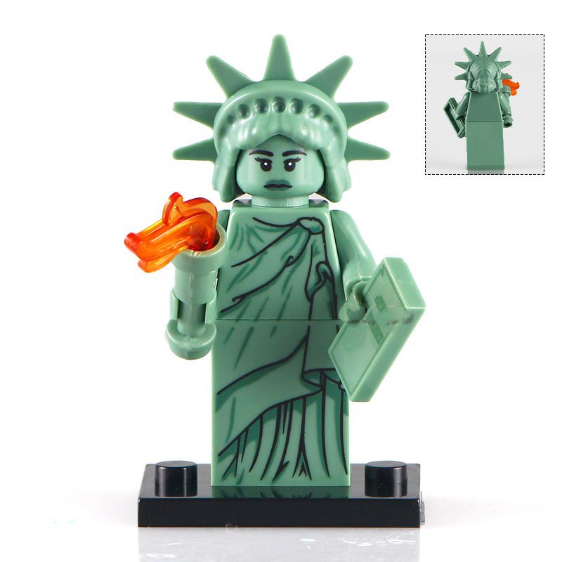 Statue of Liberty Lego Superheroes Minifigure Block Toys