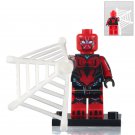 Spiderman With Custom Suit Lego Superheroes Minifigure Block Toys