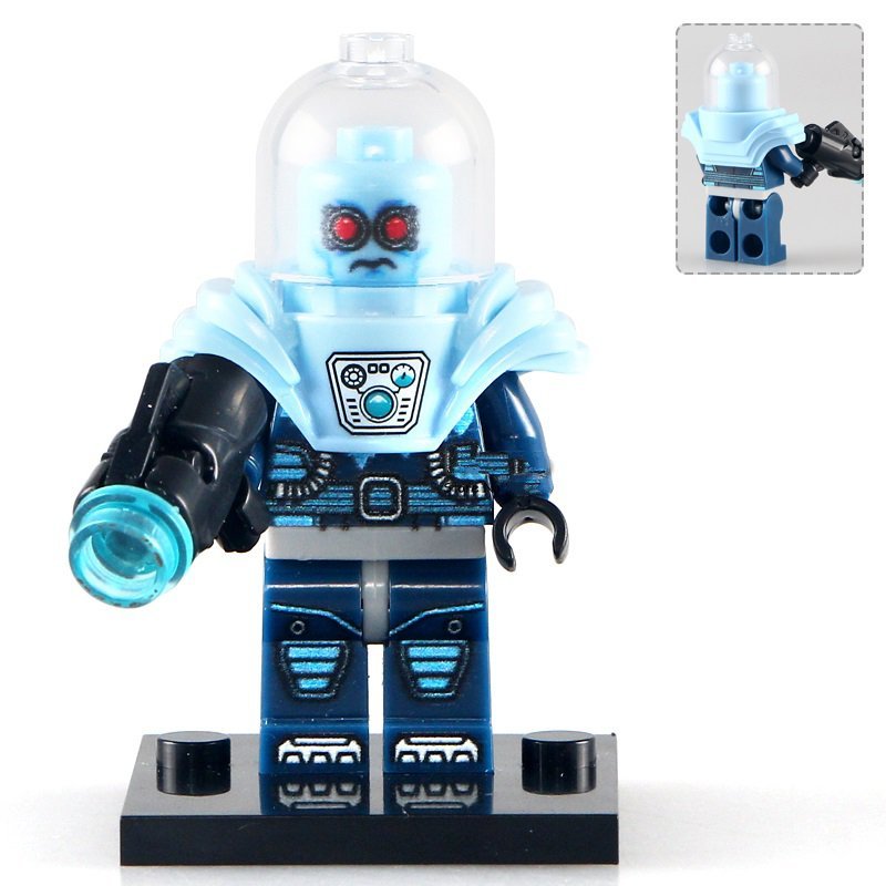 Mr. Freeze Comic Version Lego Superheroes Minifigure Block Toys