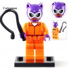 Catwoman Arkham Asylum Lego Superheroes Minifigure Block Toys