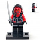 Red She-hulk Comic Version Lego Superheroes Minifigure Block Toys