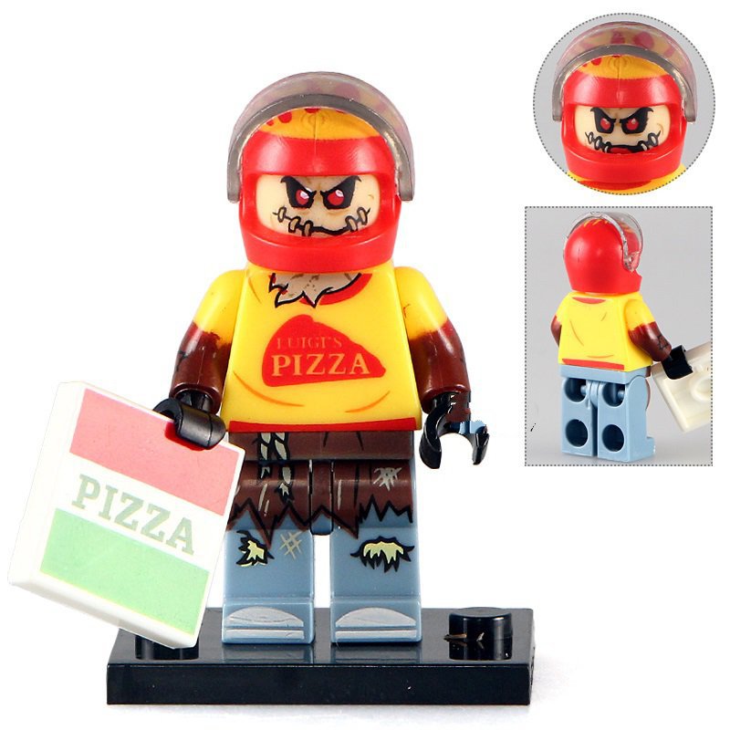 scarecrow pizza delivery lego