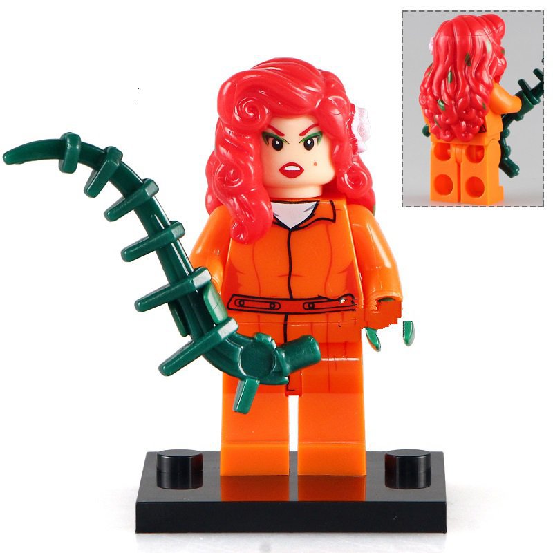 Poison Ivy Arkham Asylum Lego Superheroes Minifigure Block Toys