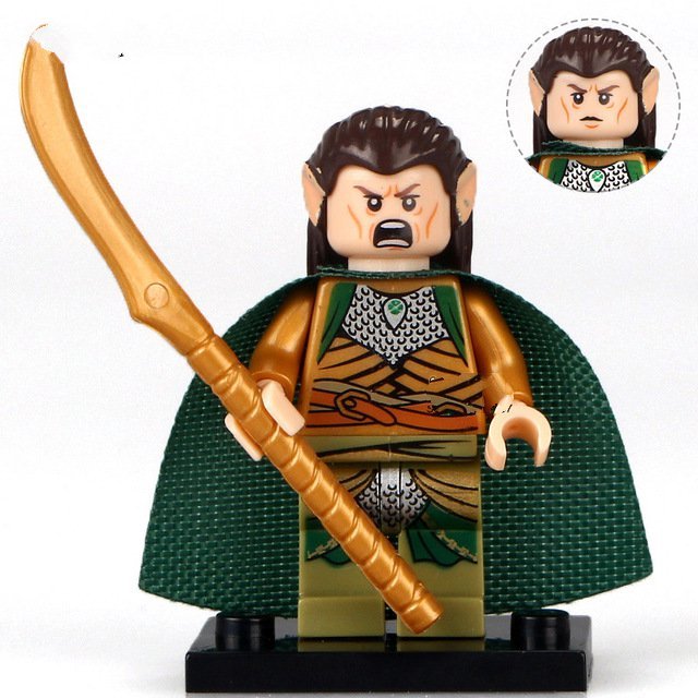 Elrond Lego Lord Of The Rings Minifigure Block Toys