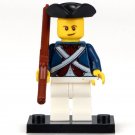 Imperial Bluecoat Army Soldier With Gun Lego Superheroes Minifigure Block Toys