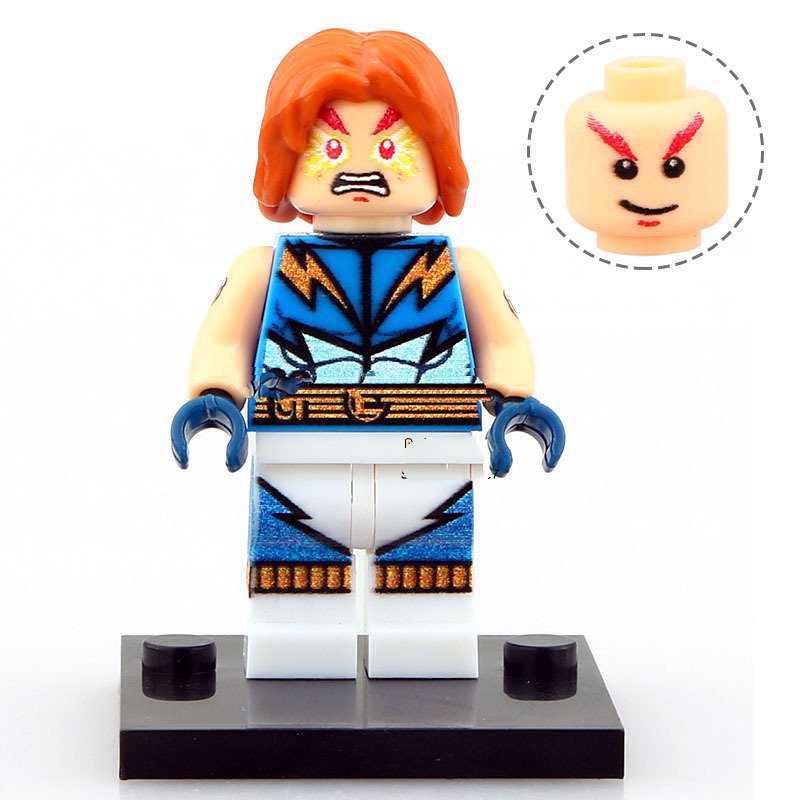Lightning Lad Garth Ranzz Comic Version Lego Superheroes Minifigure Block Toys