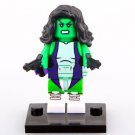 She-Hulk Comic Version Lego Hulk Superheroes Minifigure Block Toys