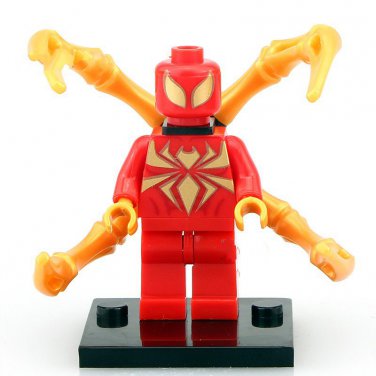 iron spider lego figure