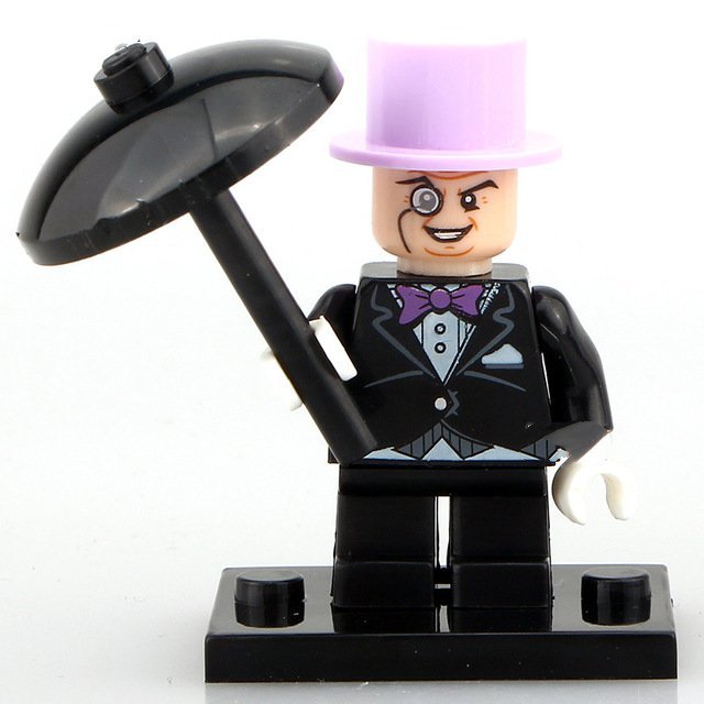 Penguin Classic Comic Version Lego Batman Superheroes Minifigure Block Toys
