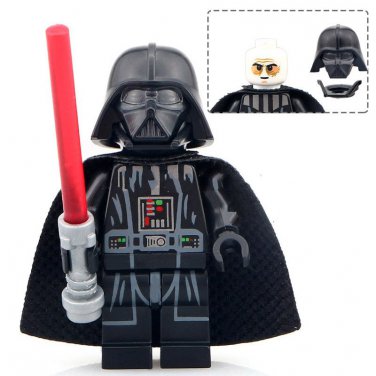 Lego star wars darth vader minifigure with lightsaber hot sale