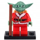 Santa Yoda with Backpack Lego Star wars Minifigure Block Toys