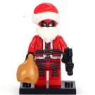 Christmas Santa Deadpool Lego Superheroes Minifigure Block Toys