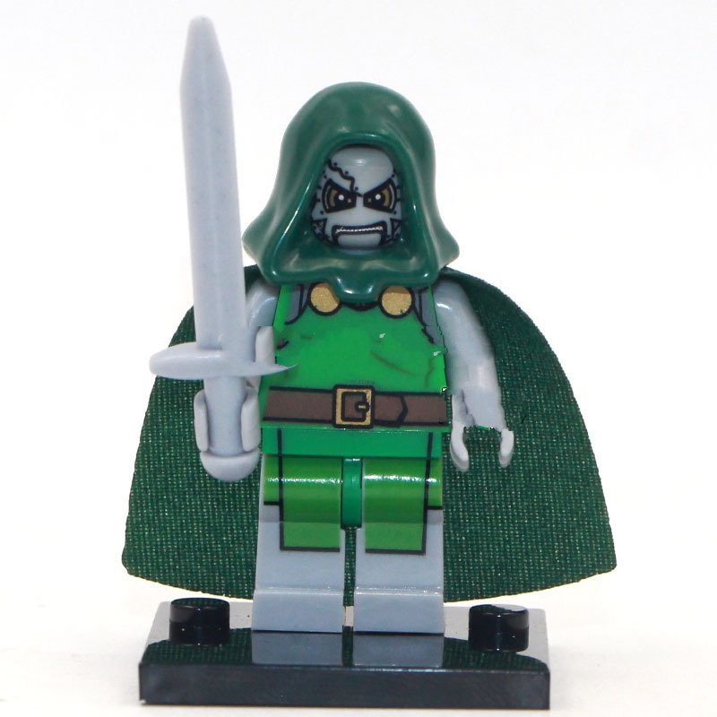 Doctor Doom Comic Version Minitoys Superheroes Minifigure Block Toys