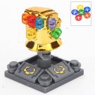 Chrome Infinity Gauntlet Lego Avengers Infinity War Superheroes Minifigure Block Toys