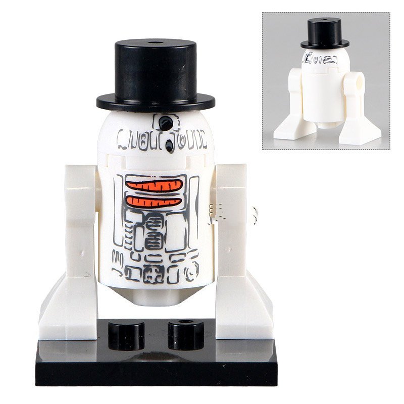 R2-D2 Snowman Lego Star Wars Minifigure Block Toys