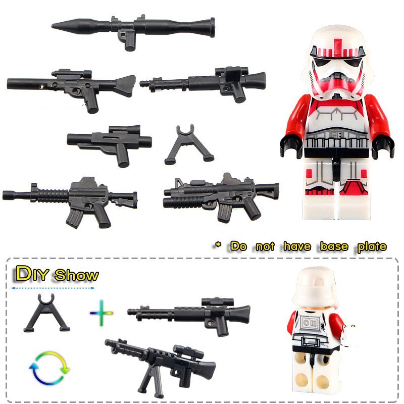 red storm trooper lego set