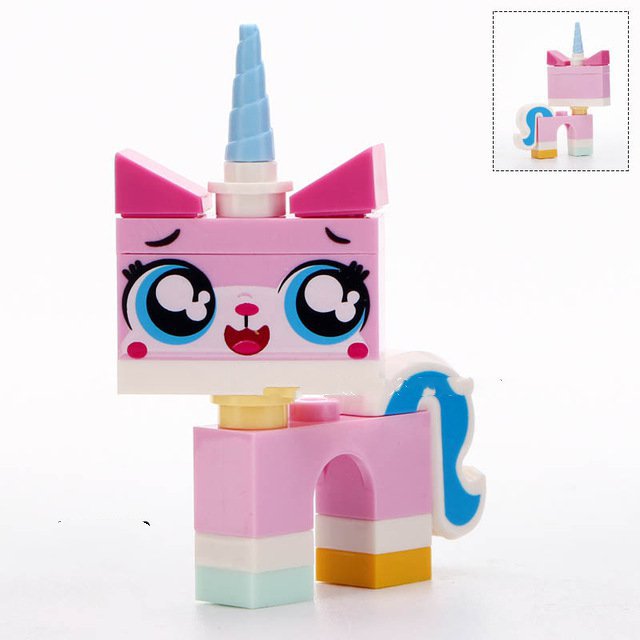 Cutesy Kitty Minitoys Unikitty Superheroes Minifigure Block Toys