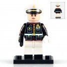 Marine Corps Unit Black Coat Military Special Duties Lego Minifigure Building Block Toys