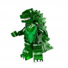 Crystal Green Godzilla Lego Monster Superheroes Minifigure Block Toys