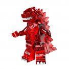 Crystal Dark Red Godzilla Lego Monster Superheroes Minifigure Block Toys