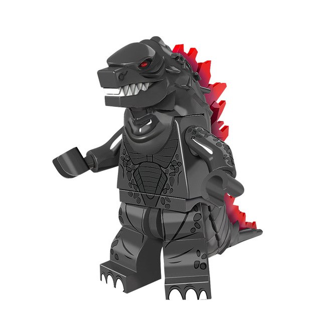 Crystal Black Godzilla Lego Monster Superheroes Minifigure Block Toys