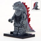 Crystal Grey Godzilla Lego Monster Superheroes Minifigure Block Toys