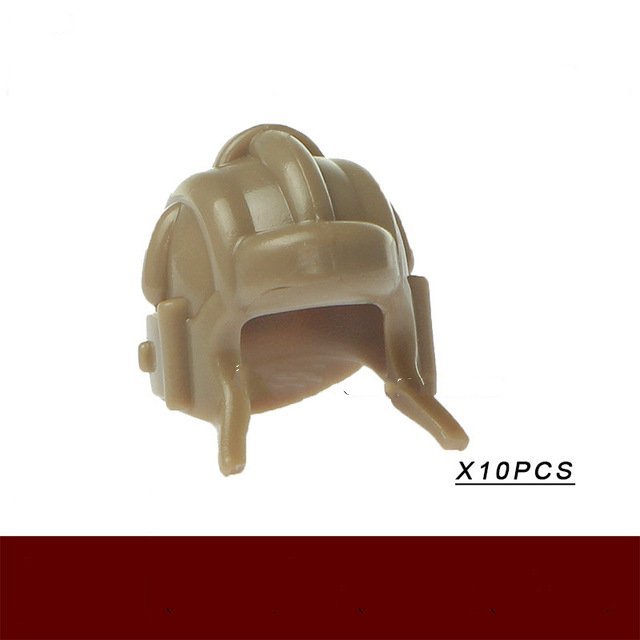10pcs Germany Winter Hat Military World War 2 Lego Minifigure Building Block Toys