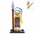Chief Aborigines Hun Warrior Lego Superheroes Minifigure Block Toys
