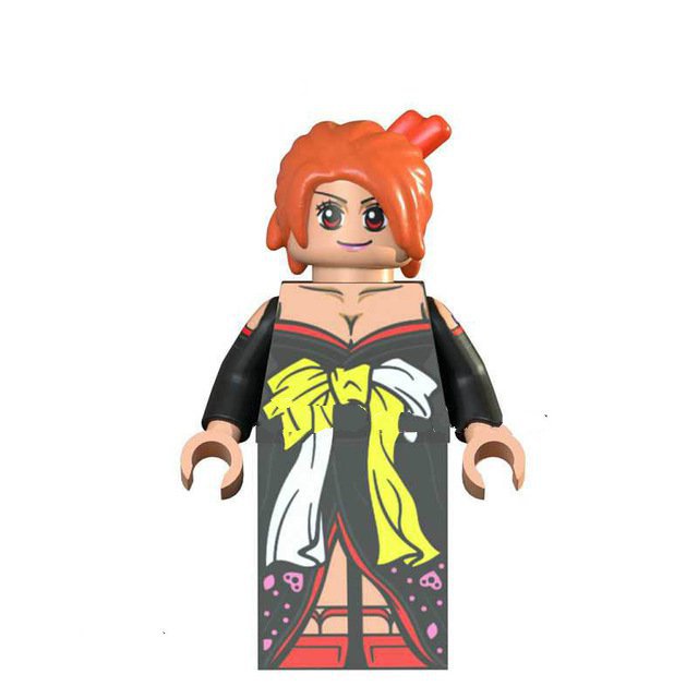 Nami Lego One Piece Anime Theme Superheroes Minifigure Block Toys