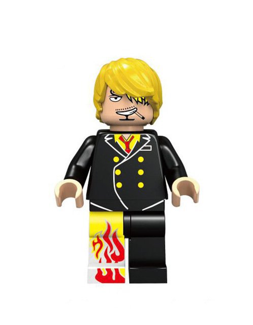 Vinsmoke Sanji Lego One Piece Anime Theme Superheroes Minifigure Block Toys