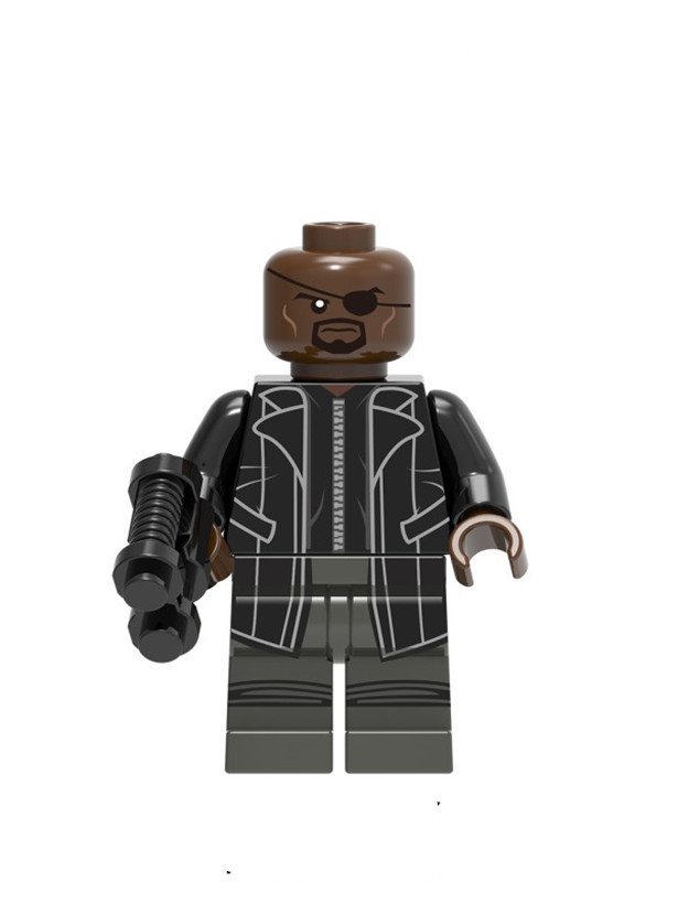 Nick Fury Lego Avengers Infinity War Superheroes Minifigure Block Toys