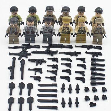 12pcs SWAT Military Army Group World 