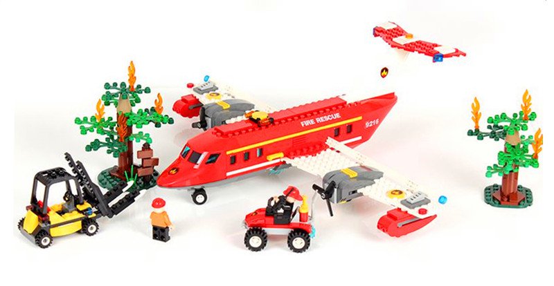 lego fire airplane