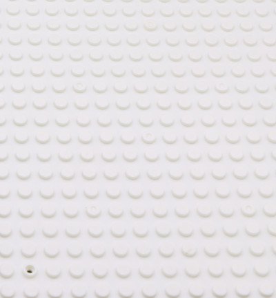 White 24x24 Dot Small Blocks 19x19cm Baseplate Lego Minifigure Building Block Toys
