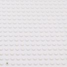 White 24x24 Dot Small Blocks 19x19cm Baseplate Lego Minifigure Building Block Toys