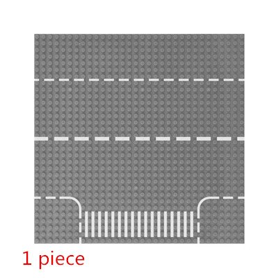 T-Junction Road Baseplate 32x32dot City Street Lego Minifigure Building Block Toys