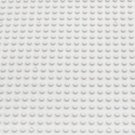 White 15x7.5 inch Small blocks Baseplate Lego Minifigure Building Block Toys