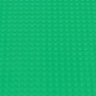 Green 15x7.5 inch Small blocks Baseplate Lego Minifigure Building Block Toys