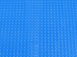 Blue 15x7.5 inch Small blocks Baseplate Lego Minifigure Building Block Toys