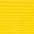 Yellow 15x7.5 inch Small blocks Baseplate Lego Minifigure Building Block Toys