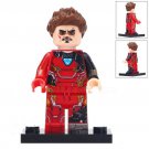 Tony Stark After Fighting Broken Armor Lego Avengers Superheroes Minifigure Block Toys