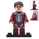 Tony Stark With Mark 5 Iron Suit Lego Avengers Superheroes Minifigure Block Toys